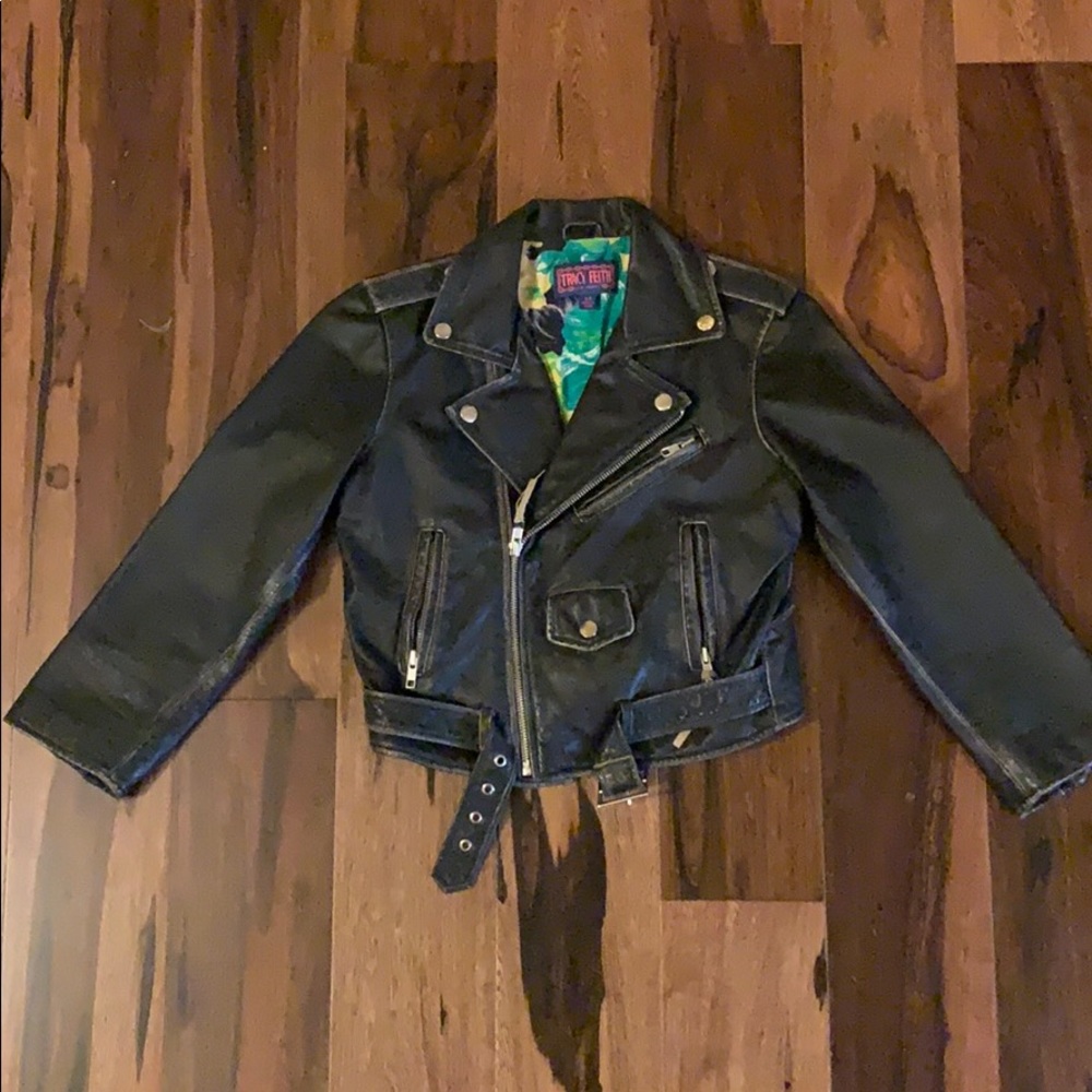 Tracy feith for target leather moto jacket